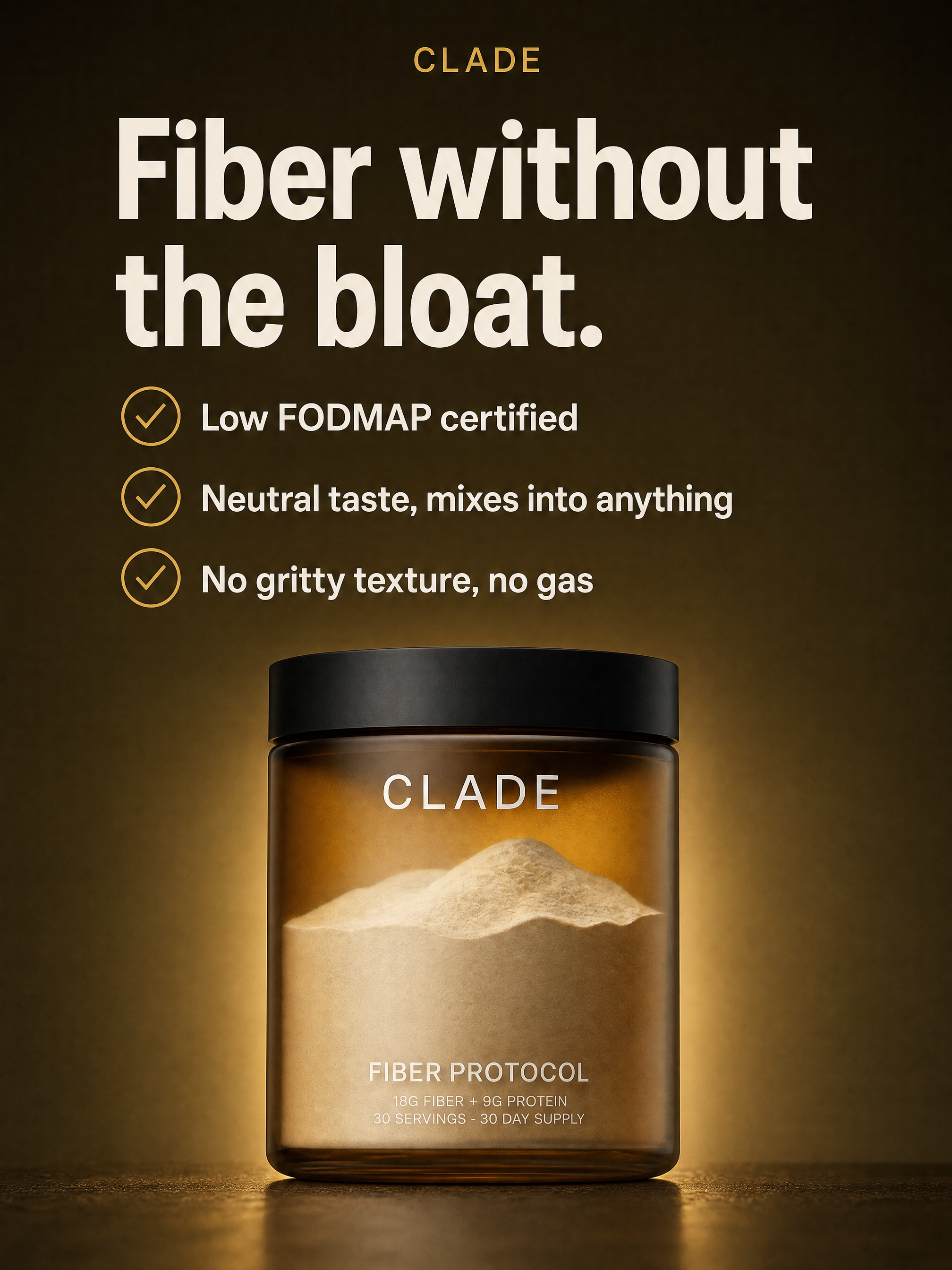 Fiber without the bloat: Low FODMAP certified
