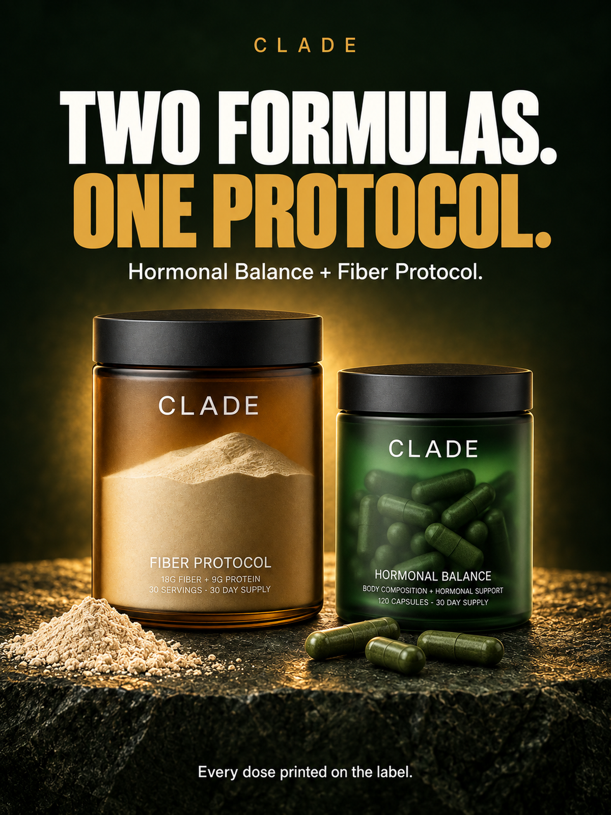 The Hormonal Protocol: Hormonal Balance and Fiber Protocol, two formulas in one routine