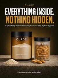 Everything inside, nothing hidden: Sugaheal 410mg, Dihydro Berberine 20mg, Akkermansia 20mg, 18g fiber + 9g protein