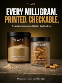 Every milligram printed and checkable, no proprietary blends