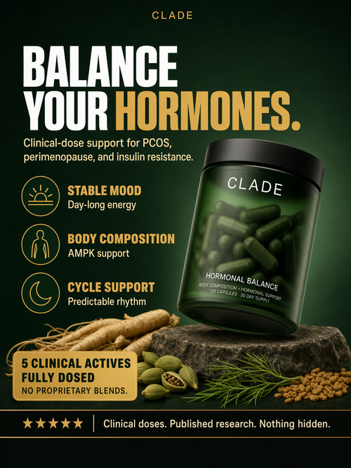 Balance Your Hormones: CLADE Hormonal Balance hero