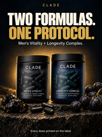 CLADE The Vitality Protocol: Men's Vitality + Longevity Complex