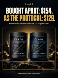 CLADE The Vitality Protocol: Men's Vitality + Longevity Complex