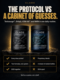 CLADE The Vitality Protocol: Men's Vitality + Longevity Complex